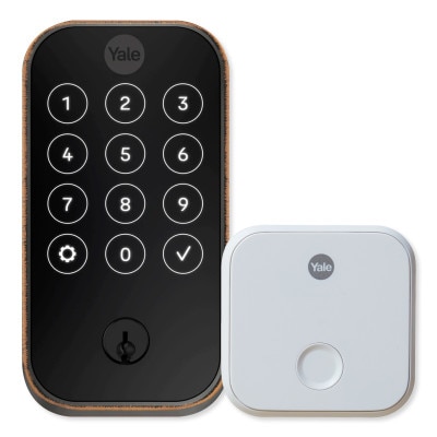 Yale Pro 2 Keyed Touchscreen Keypad Lock, Bluetooth with Wi-Fi Connect Bridge, Oil-Rubbed Bronze